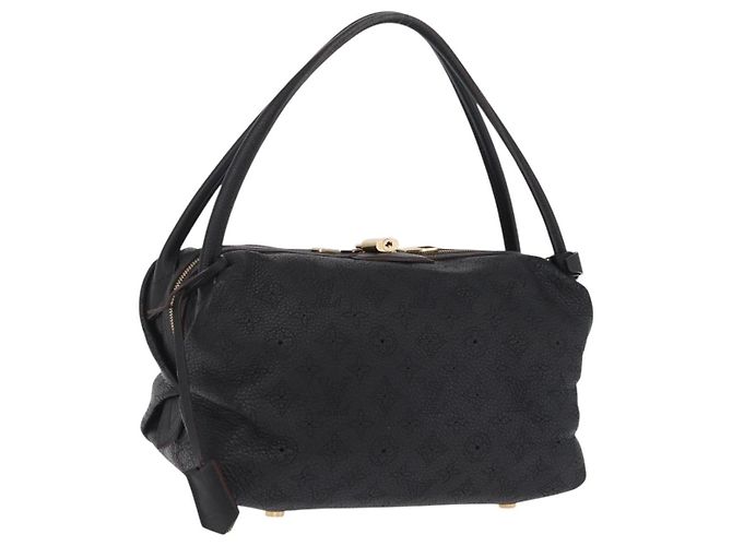 LOUIS VUITTON Borsa a tracolla Mahina Galatea PM Pelle Nera M93814 Auth am12810V Nero