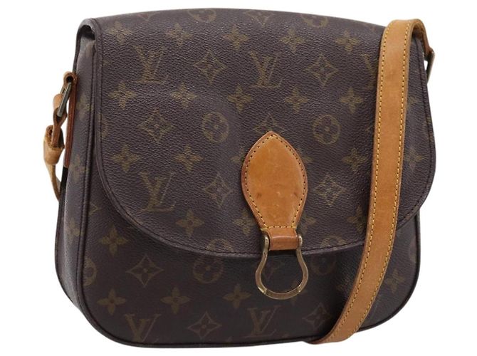 LOUIS VUITTON Monogram Saint Cloud GM Shoulder Bag M51242 LV Auth ep16400 Monogramme