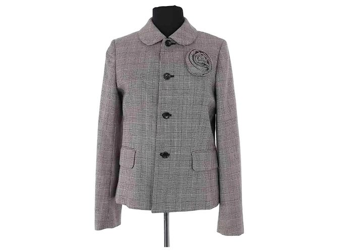 Comme Des Garcons Schwarzer Wollblazer Größe S