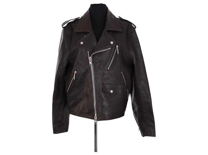 Kenzo Lederjacke braun
