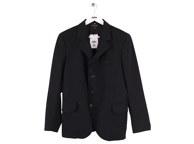 Comme Des Garcons schwarzer Wollblazer