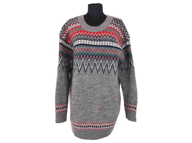 Grauer Wollpullover von Junya Watanabe