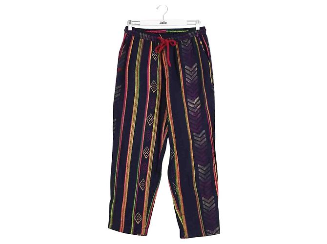 Autre Marque Weite Hose in Marineblau