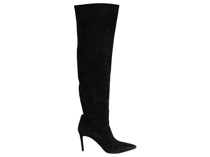 Botas Prada de ante negro