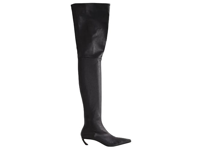 Lanvin Black Leather Boots