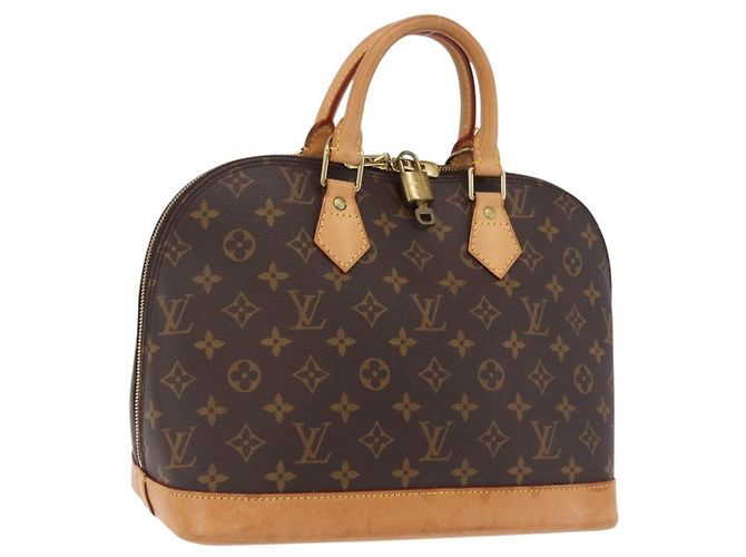 LOUIS VUITTON Monogram Alma Hand Bag M51130 LV Auth 207011V Monograma