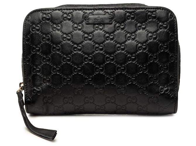 Gucci Guccissima Clutch Schwarz