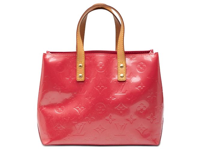 Sac à main Louis Vuitton Monogram Vernis Reade PM Rose