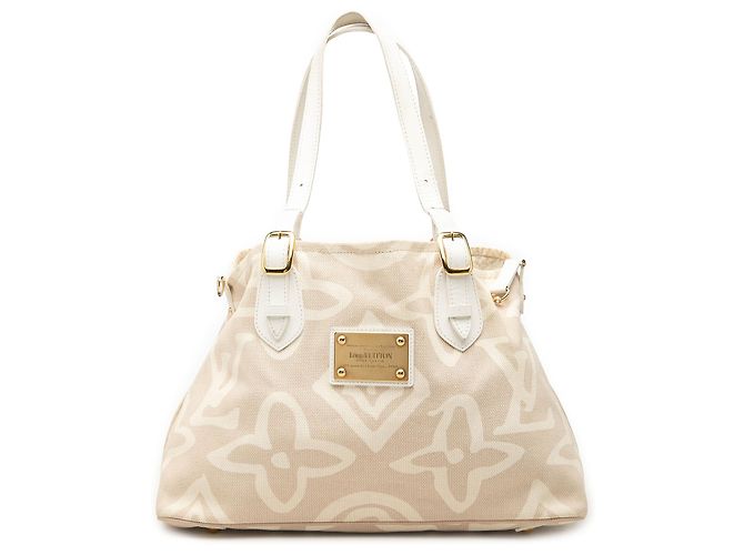 Saco Tote Cabas PM Louis Vuitton Monogram Tahitienne Bege