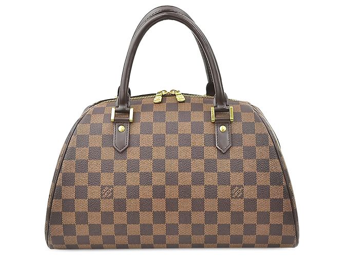 Sac à main Louis Vuitton Damier Ebene Ribera MM Marron