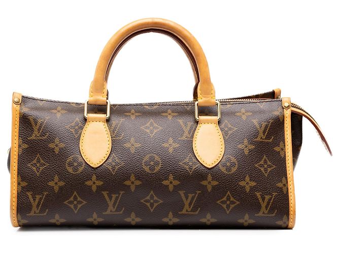 Bolsa de mão Louis Vuitton Monogram Popincourt Castanha Marrom