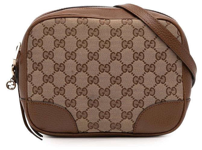 Borsa a tracolla Gucci GG Canvas Bree Beige