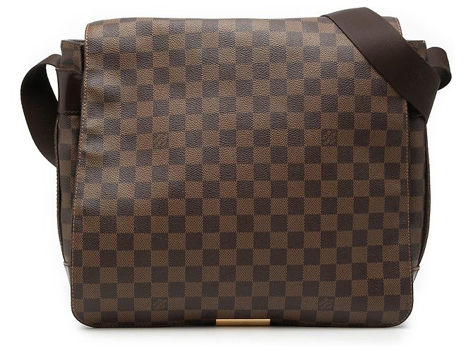 Borsa a tracolla Louis Vuitton Damier Ebene Bastille Marrone