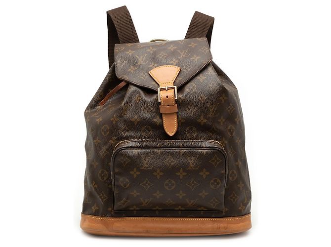 Louis Vuitton Monogram Montsouris GM Rucksack Braun
