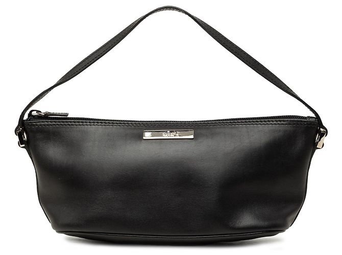 Borsa a tracolla Boat Gucci in pelle nera
