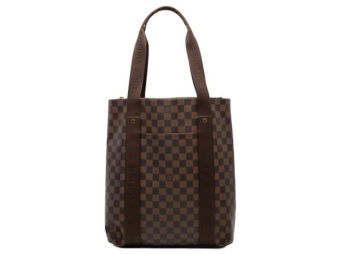 Sac Cabas Beaubourg Louis Vuitton Damier Ebene Marron