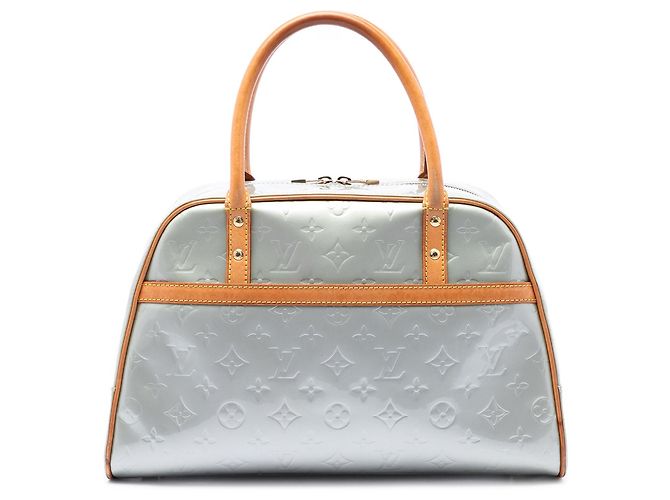 Louis Vuitton Monogram Vernis Tompkins Square Handtasche Silver Silber