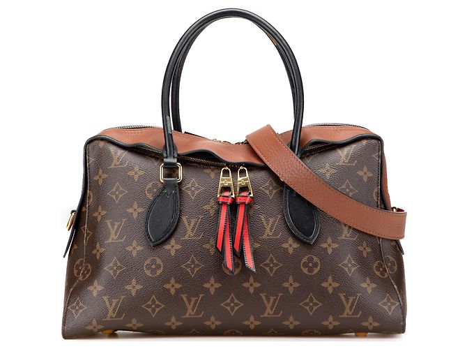 Sac Satchel Louis Vuitton Monogram Tuileries Marron