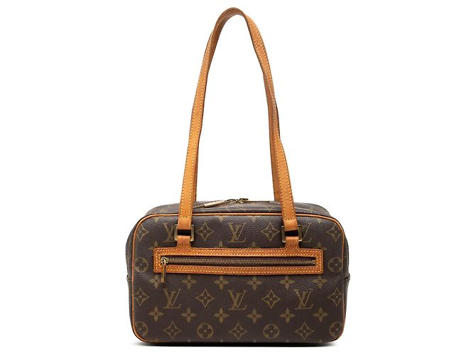 Borsa a tracolla Louis Vuitton Monogram Cite MM Marrone