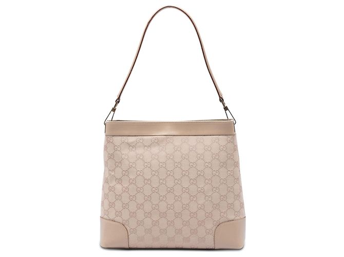 Borsa a tracolla Gucci GG Canvas beige