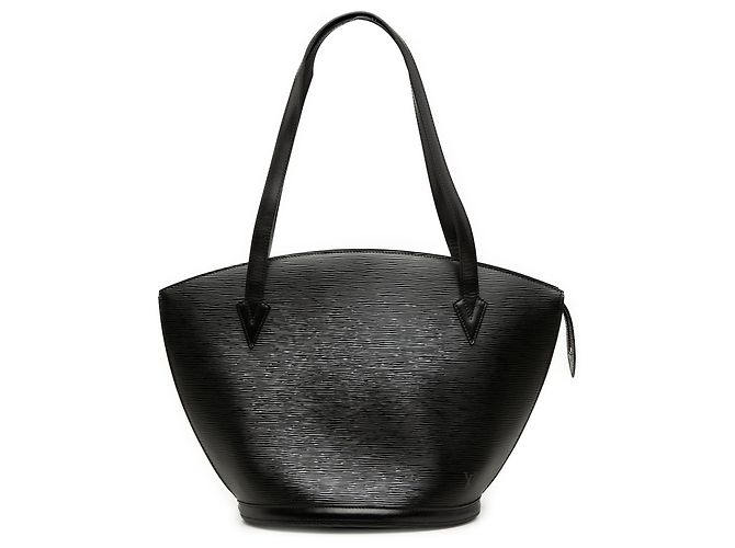 Borsa a tracolla Louis Vuitton Epi Saint Jacques PM con tracolla lunga, Nero
