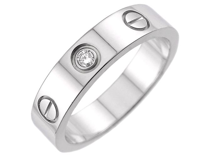 Cartier Mini Love Ring in 18K Weißgold