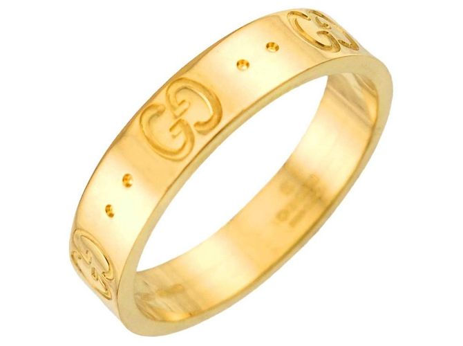 Anillo Gucci Icon #12 en oro amarillo de 18K