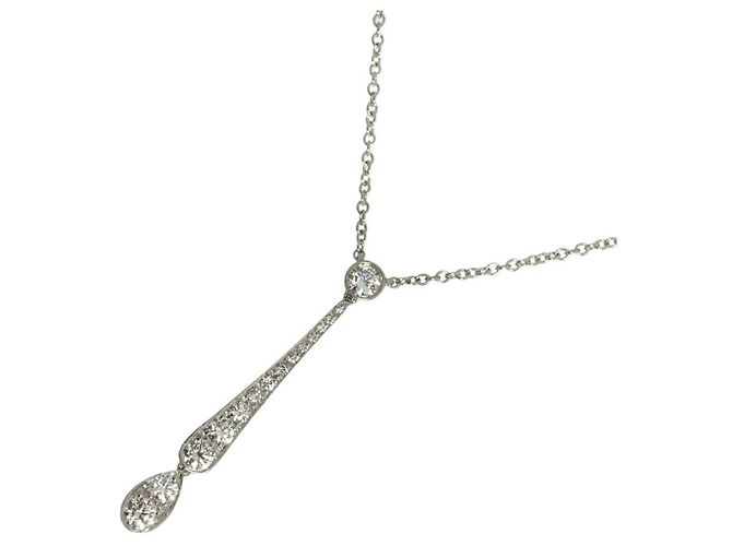 Autre Marque Tiffany & Co. Jazz Drop Diamantenhalskette