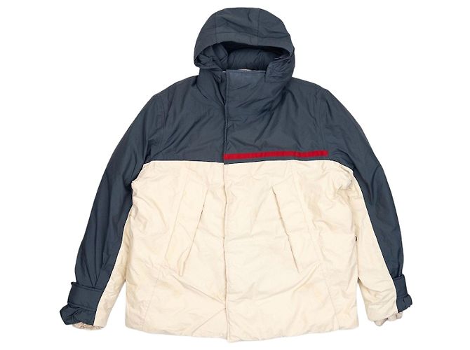 Prada 2000s Gore-Tex Puffer Ski Parka Jacket Beige
