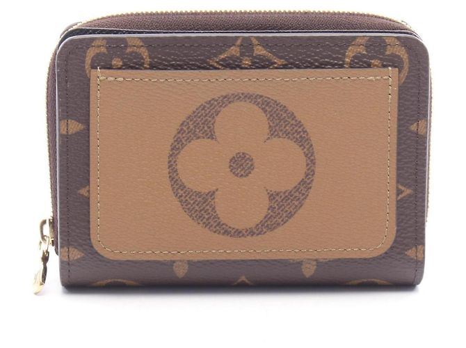 Louis Vuitton Portefeuille Lou Monogram Reverse Bi-fold Wallet Marrom