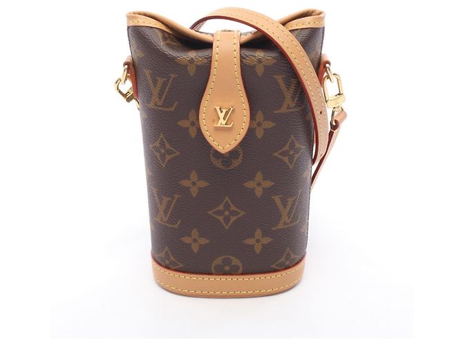 Bolso de hombro Louis Vuitton Fold Me Pouch Castaño
