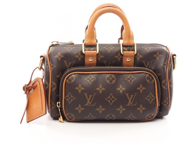 Sac à main Louis Vuitton Keepall Cargo 25 Monogram Archive Marron