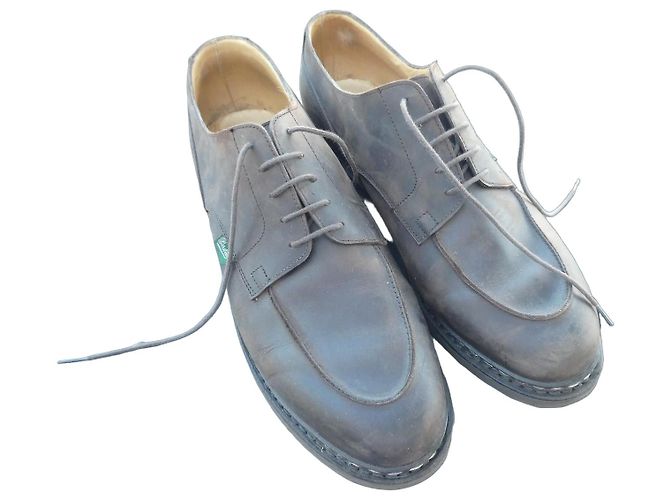 Paraboot Chambord Scarpe Derby in pelle marrone