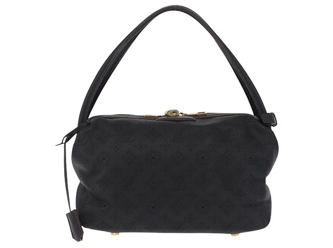 Louis Vuitton Galatea Mahina Leather PM Nero