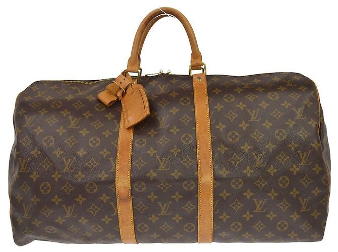 Louis Vuitton Keepall Monogram Canvas 55 Marrom