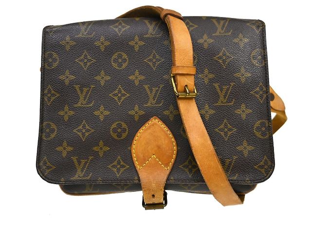 Louis Vuitton Cartouchiere Monogram Canvas GM Marron