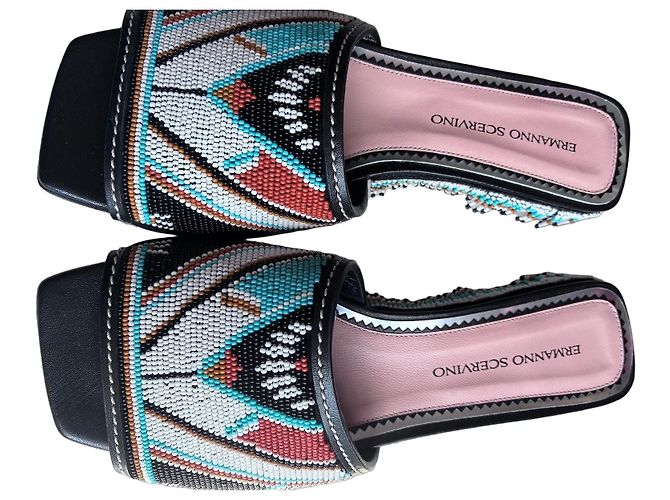 Sandali Ermanno Scervino con perline