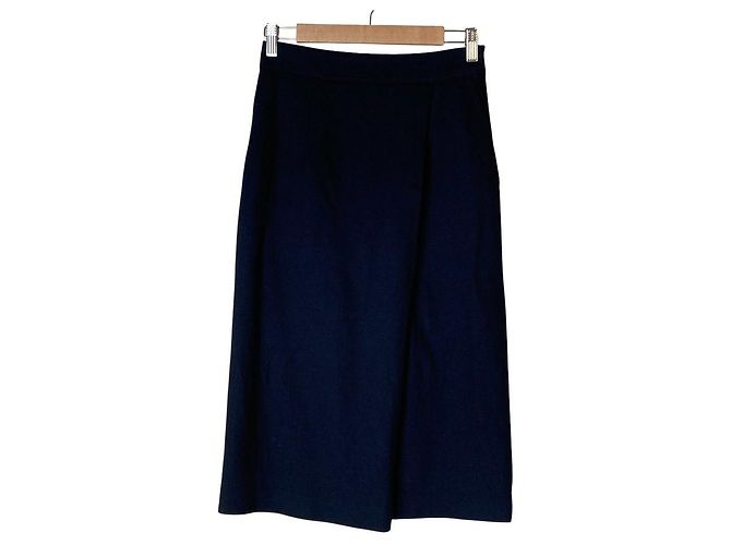 Autre Marque Saia midi de lã Ballsey