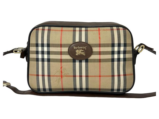 Sac à bandoulière Burberry Vintage Nova Check Pattern