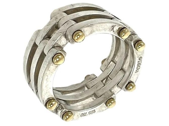 Autre Marque Anello Tiffany Vintage Gate Argento D'oro