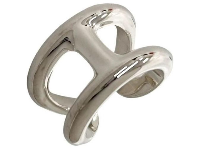 Ring Hermès Anello Band Hermes Osmo GM Argento