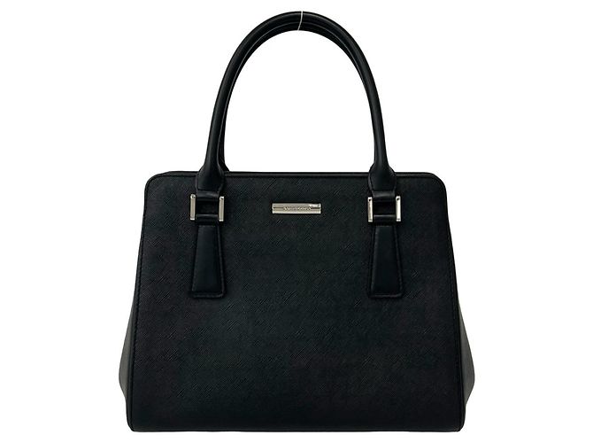 Mini bolso tote de piel Burberry Nova Check Pattern Negro