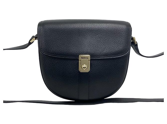 Borsa a tracolla pouch Burberry in pelle nera