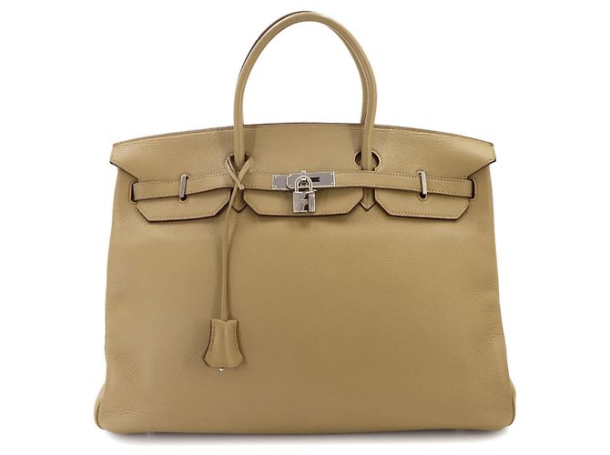 Hermès Hermes Birkin 40 Beige Handtasche