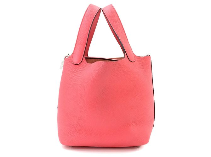 Hermès Borsa Hermes Picotin Lock PM in Rose Azalee Rosa