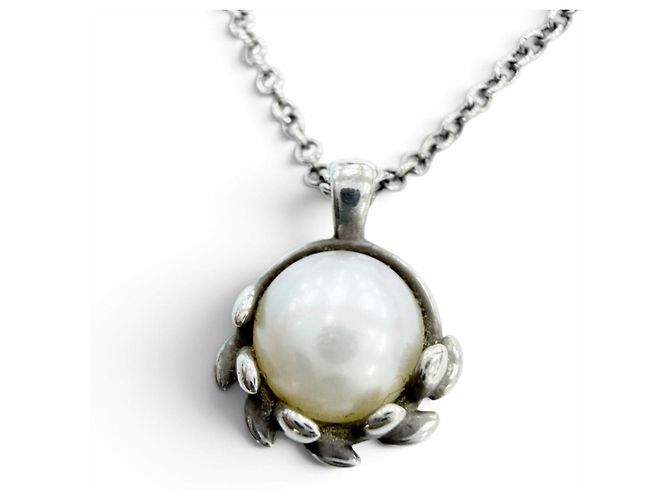 Autre Marque Collar Paloma Picasso Olive Leaf Tiffany & Co. Plata
