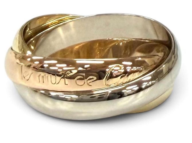 Anillo Cartier Trinity Modelo Clásico Dorado
