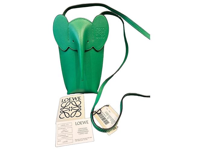 Borsa Loewe Elephant Pocket Verde Jungle