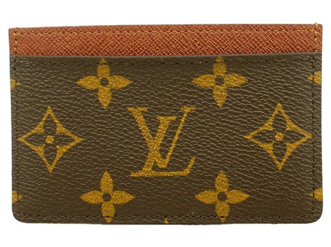 Louis Vuitton Monogram Kartenetui Braun