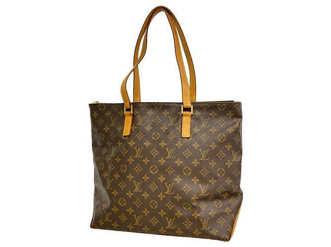 Borsa Louis Vuitton Monogram Cabas Mezzo M51151 Marrone